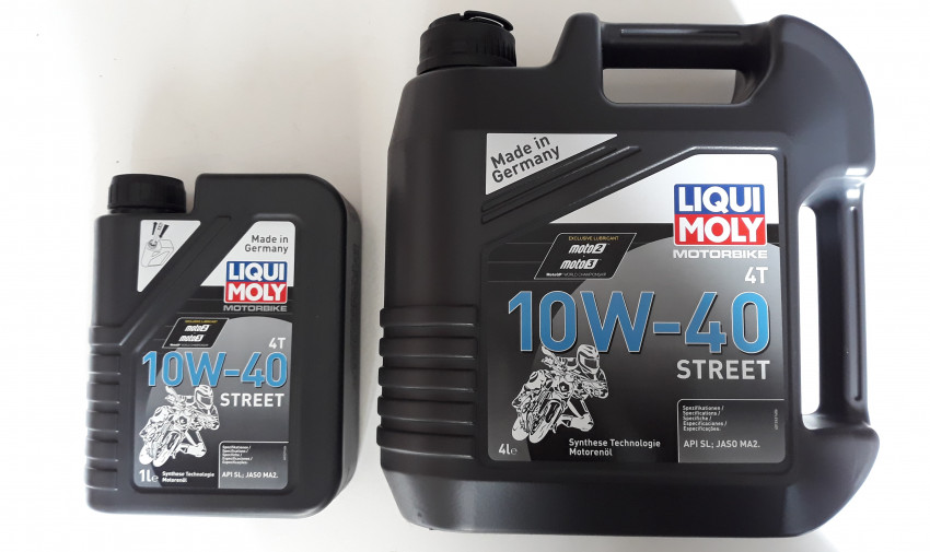 Масло для мотоцикла Liqui Moly Motorbike Street 4t 10w40